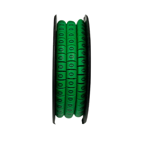 Cable (O) Marker 5.0mm to 7.2mm EC-3G 350pcs Green  Wire Tagging