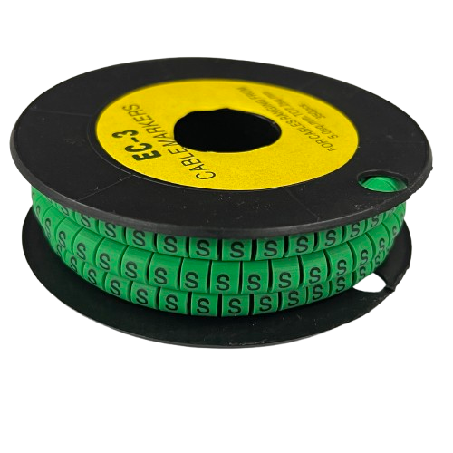 Cable (S) Marker 5.0mm to 7.2mm EC-3G 350pcs Green