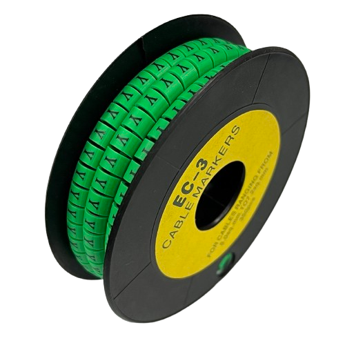 Cable (Y) Marker 5.0mm to 7.2mm EC-3G 350pcs Green