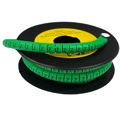 Cable (Z) Marker 5.0mm to 7.2mm EC-3G 350pcs Green