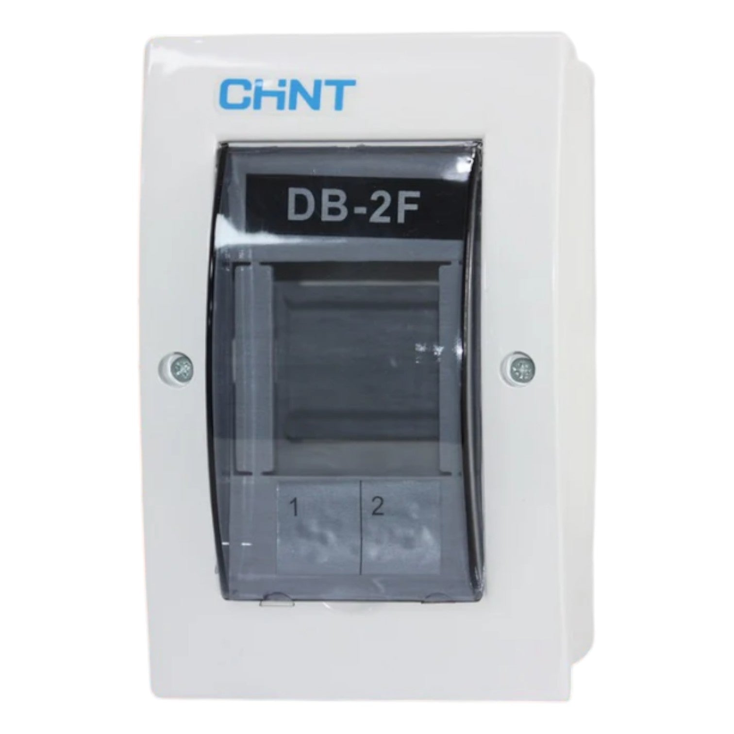 Electrical panel with 'CHINT' branding on a white background