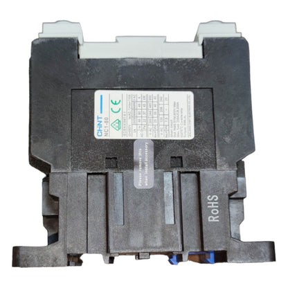 Black printer cartridge with certification labels on a white background