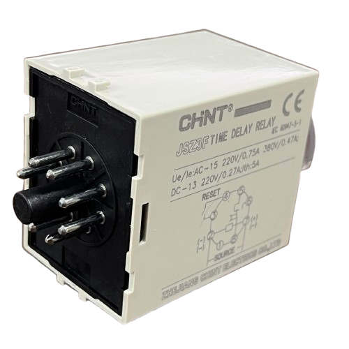 Chint Time Delay Relay 0-60 Secs 110V AC JSZ3F 60Secs 110VAC 8 Pins