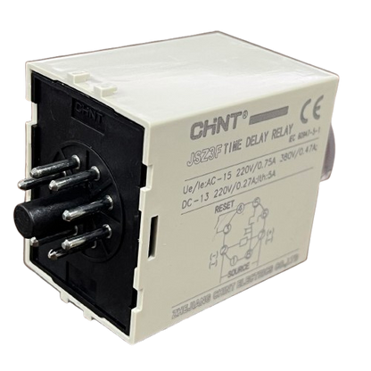 Chint Time Delay Relay 0-60 Secs 110V AC JSZ3F 60Secs 110VAC 8 Pins
