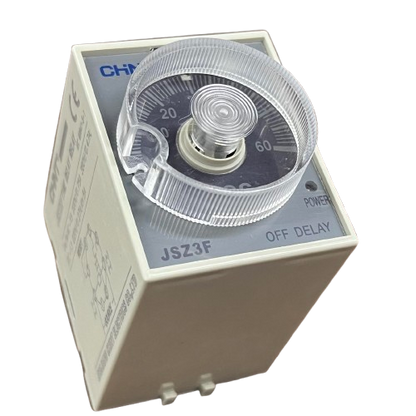 Chint Time Delay Relay 0-60 Secs 110V AC JSZ3F 60Secs 110VAC 8 Pins