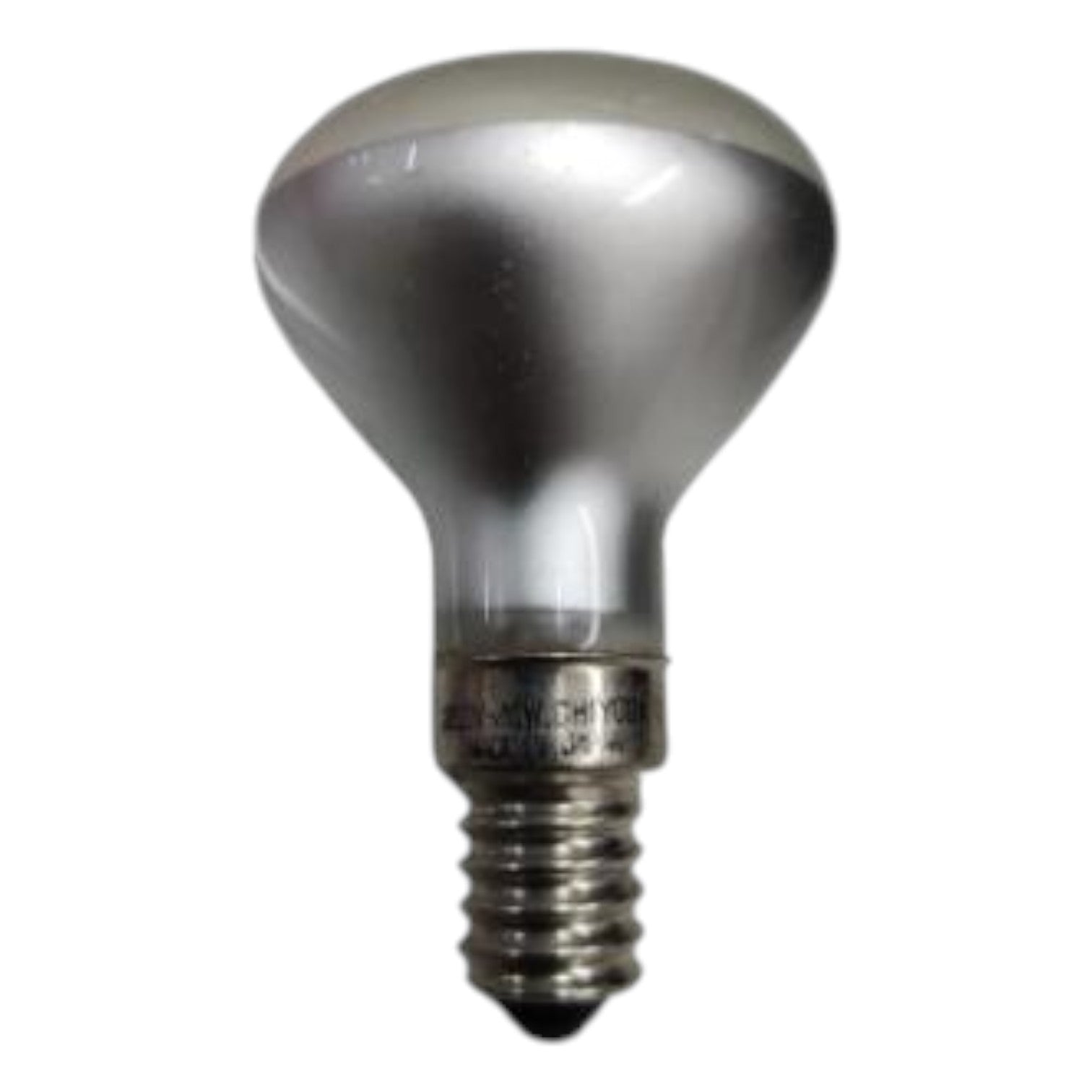 Silver reflector light bulb on a white background Chiyoda 40W Incandescent Lamp E14 220V Reflector Spotlight Bulb Warm White 3000K Electx Electrical Supply
