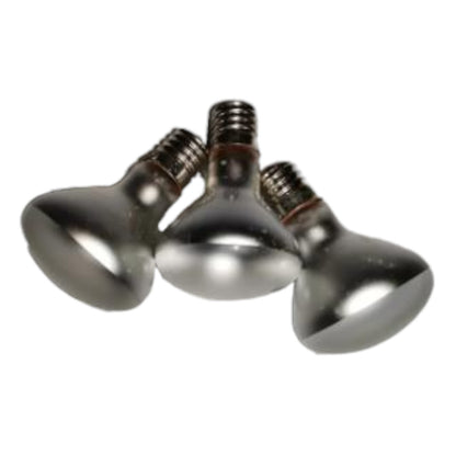 Three metal halide light bulbs on a white background Chiyoda 40W Incandescent Lamp E14 220V Reflector Spotlight Bulb Warm White 3000K Electx Electrical Supply