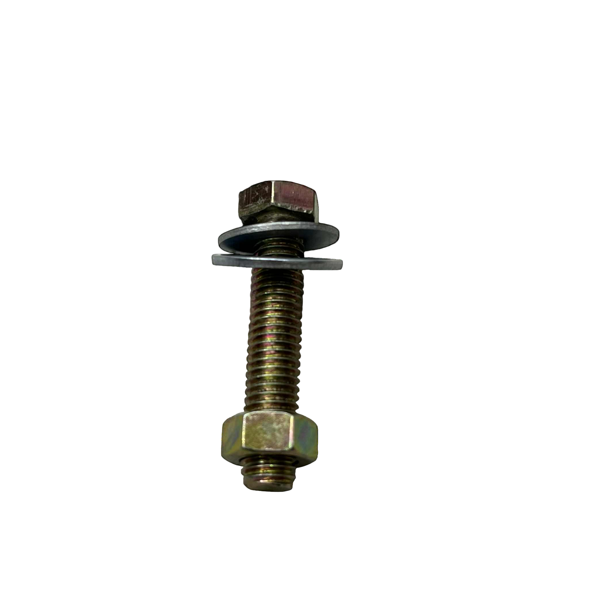Chrome Gold Bolt and Nut with washer 8mm x 40mm