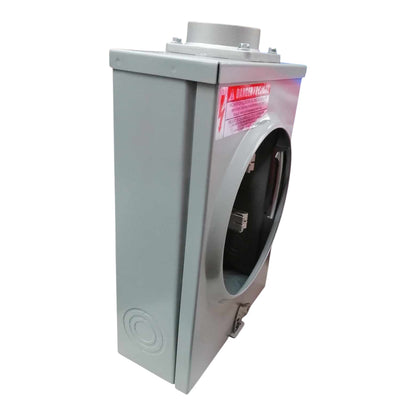 Cirtech KWH Meter Base 5 Jaws Square Type 1 1/4 inches Hub Size Max 200A