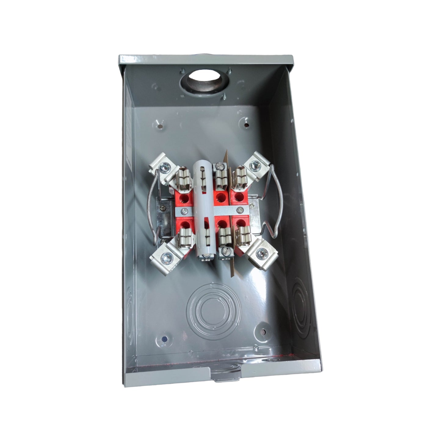 Cirtech 1 1/2 Inches Hub Size Rectangular Meter Base for 8 Jaws KWH Electric Meter Max 200A