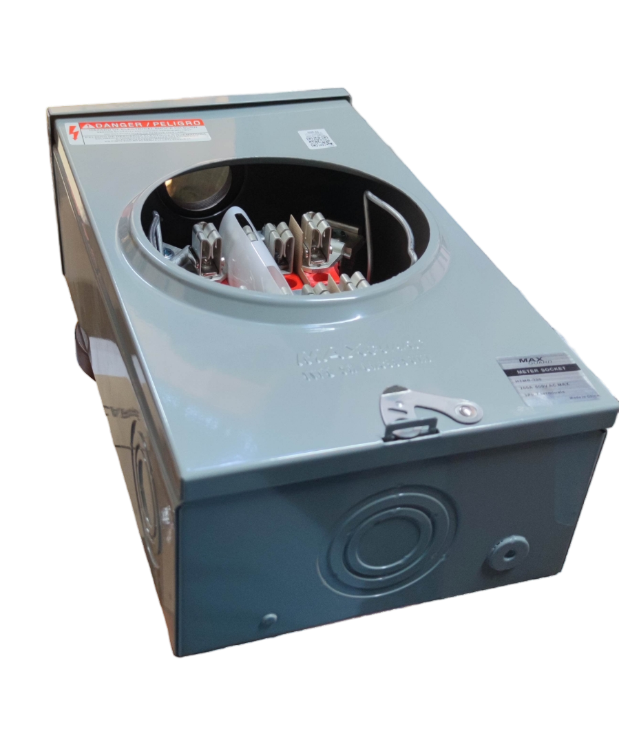 Cirtech KWH Meter Base 2 Inch electrical component with metal casing and circular meter opening