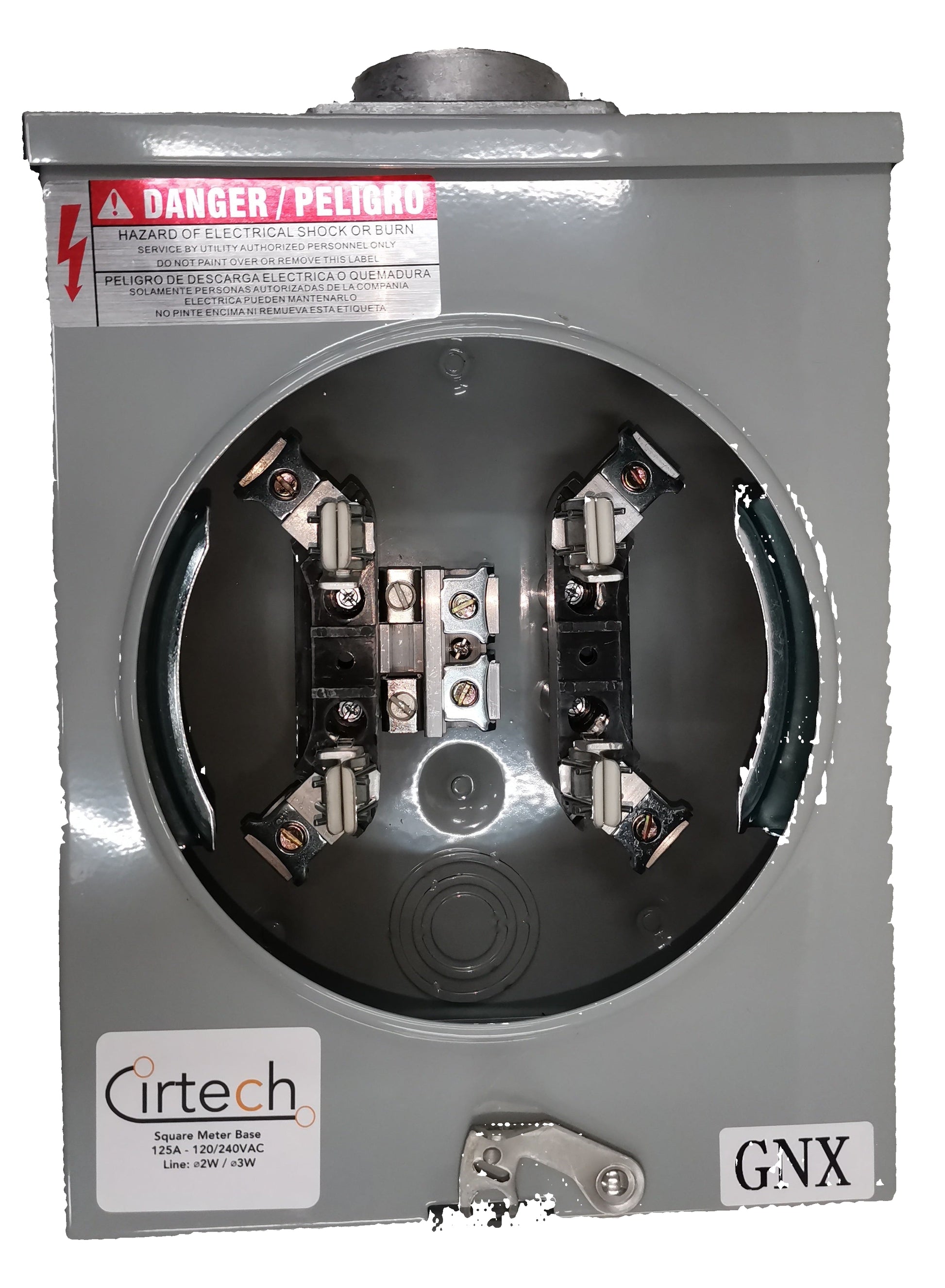 Cirtech Rectangular Meter Base  (4 Jaws) 2"