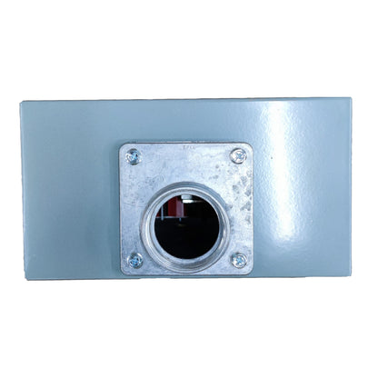 Cirtech 1 1/2 Inches Hub Size Rectangular Meter Base for 7 Jaws KWH Electric Meter Max 200A