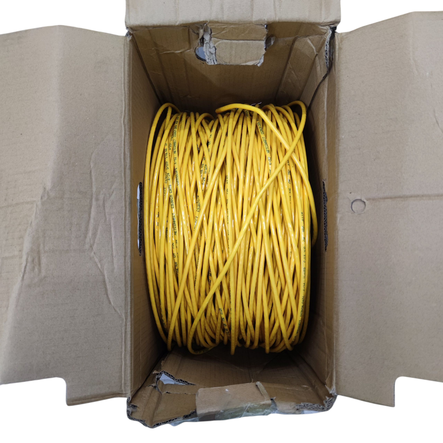 Comscope CAT6 UTP 300 Meters 1 Roll , LAN Cable, Ethernet Cable, Data Cable, Internet Cable, CAT 6 Cable AWG 24 Solid 4 Pairs Yellow