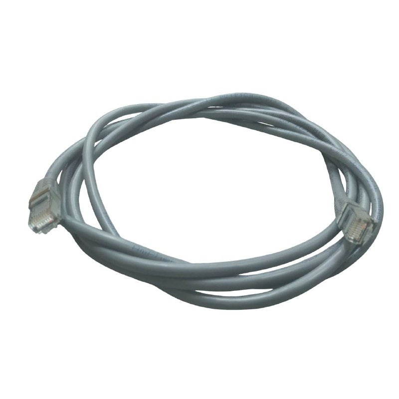 Deluxe Cat 6 UTP Patch Cord Cable Metal 24AWG 2.5 Meters Gray