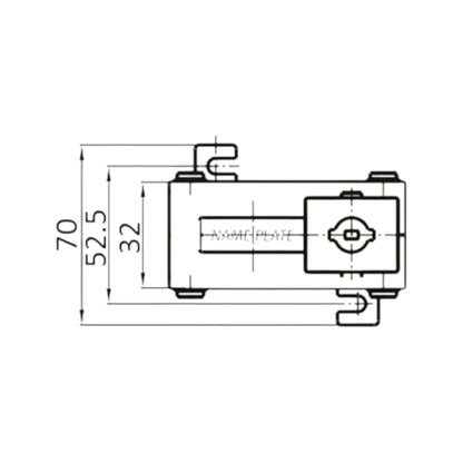Dixsen 1000:5A Split Core Current Transformer Class 0.5 Burden 5.5 Window Size 50 x 80mm DBP-58 1000:5