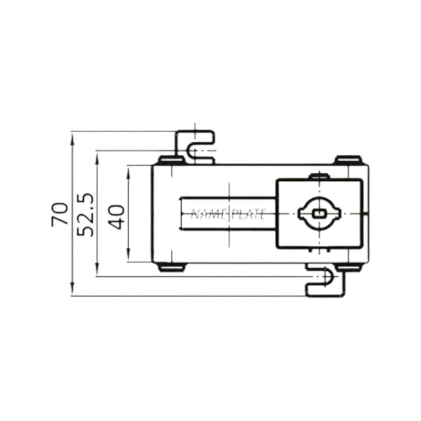 Dixsen 250:5A Split Core Current Transformer Class 1 Burden 1.5 Window Size 20 x 30mm DBP-23 250:5