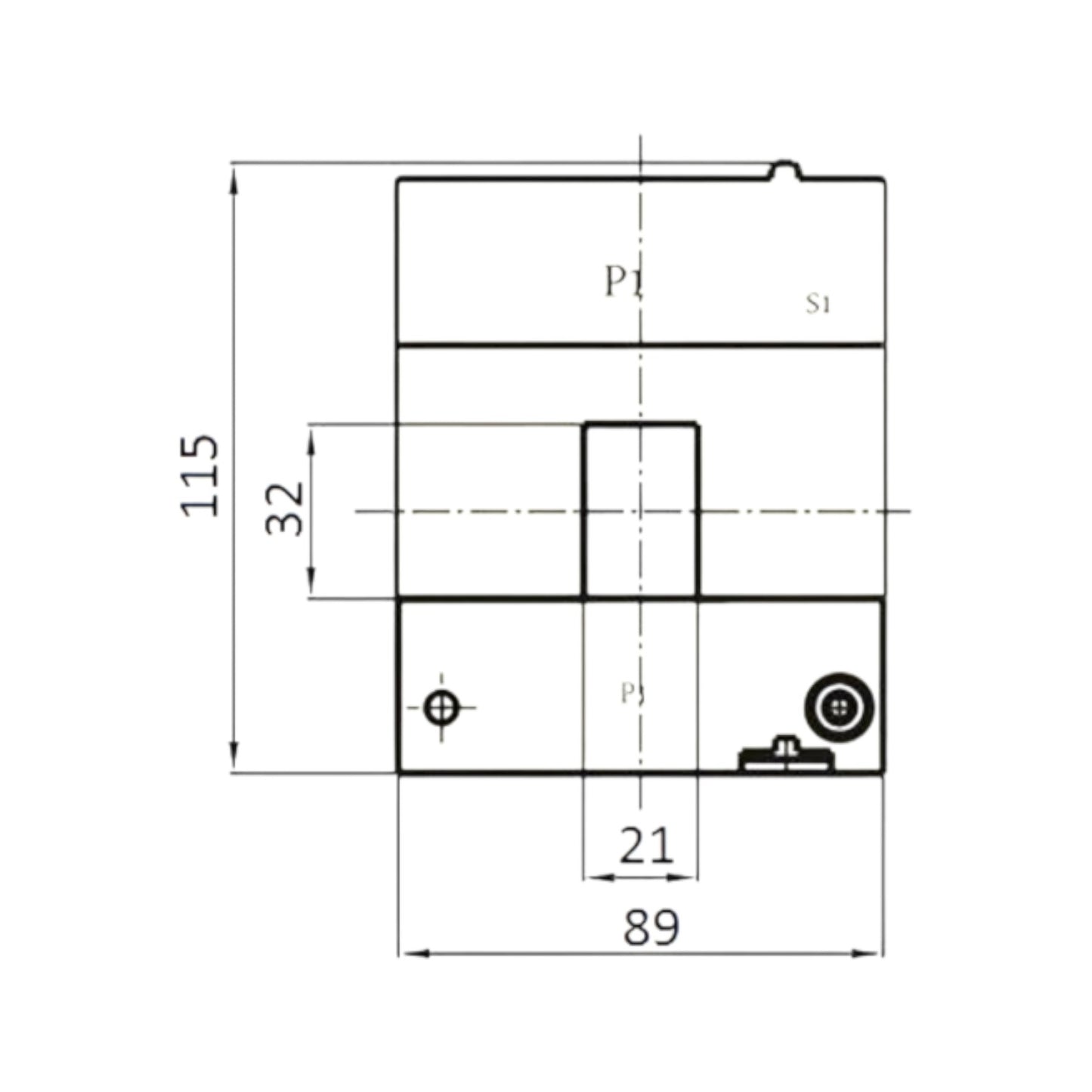 Dixsen 300:5A Split Core Current Transformer Class 1 Burden 1.5 Window Size 20 x 30mm DBP-23 300:5