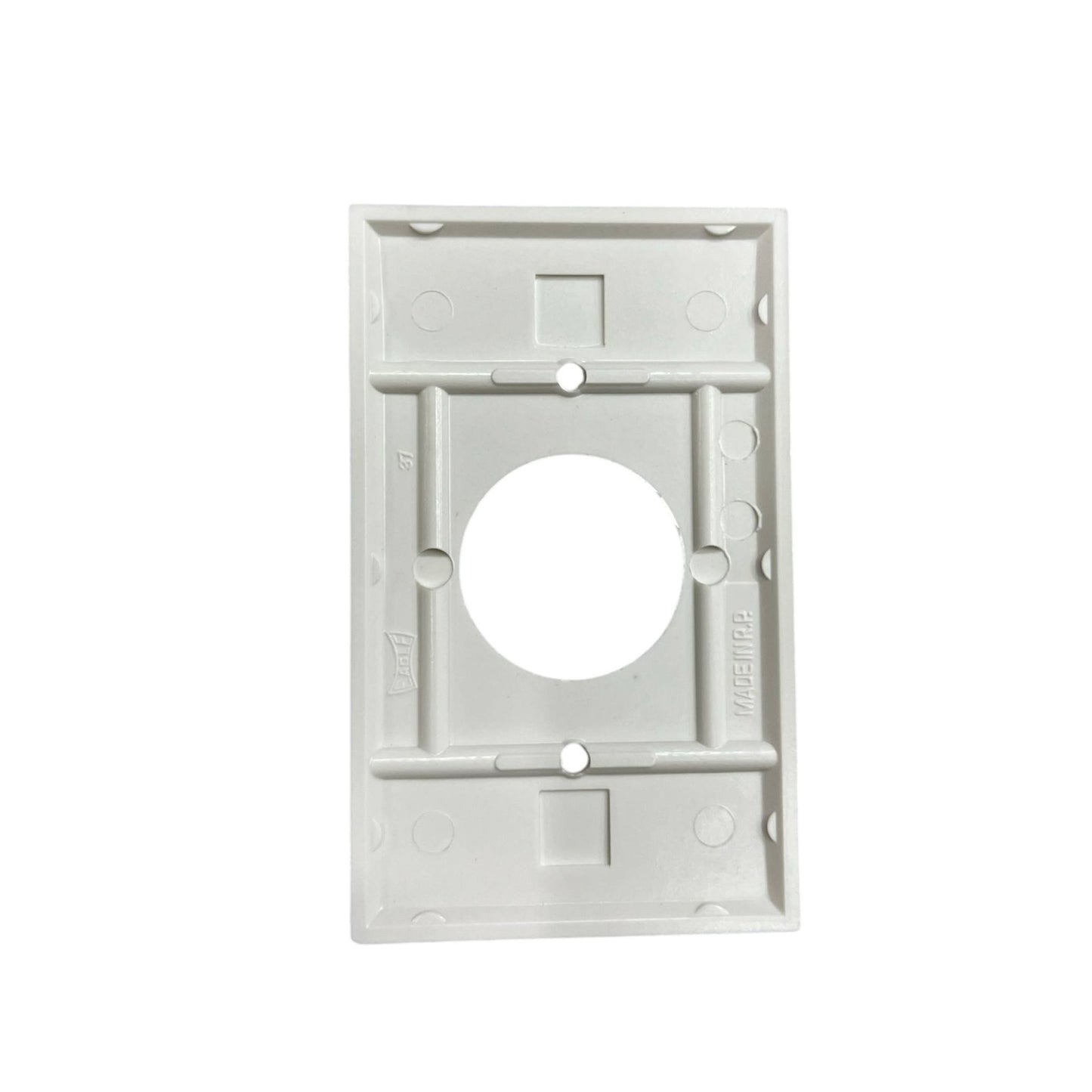 Eagle 1 Gang Round Plate Cover Cream CAT 1131-C