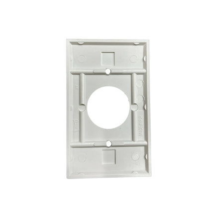 Eagle 1 Gang Round Plate Cover Cream CAT 1131-C