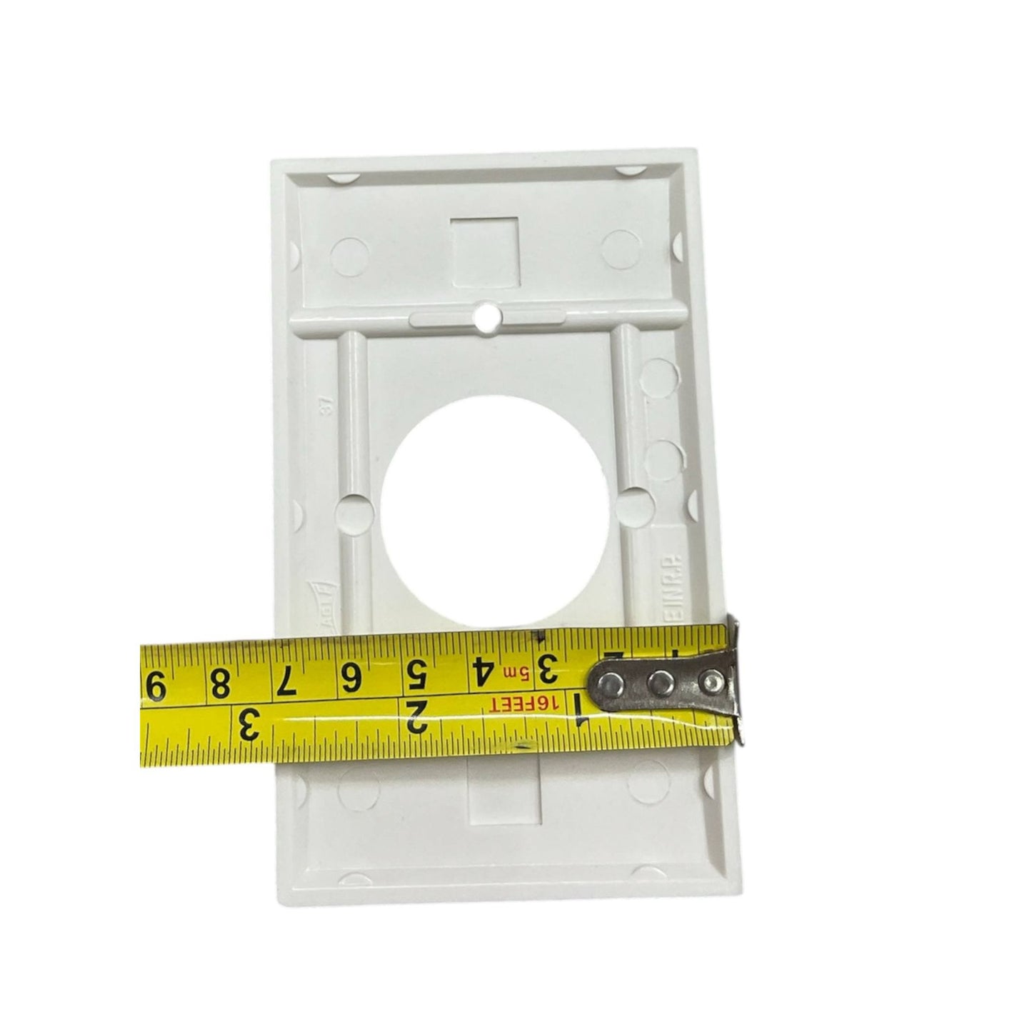 Eagle 1 Gang Round Plate Cover Cream CAT 1131-C