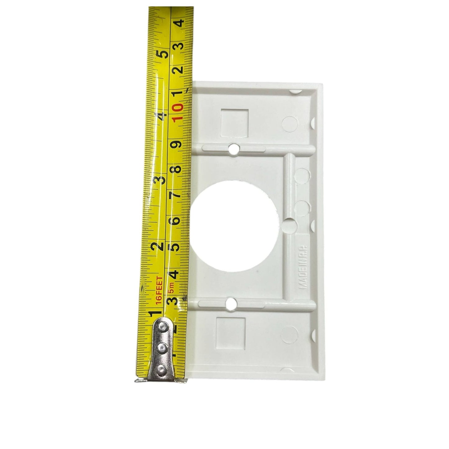 Eagle 1 Gang Round Plate Cover Cream CAT 1131-C Electx Electrical Supply