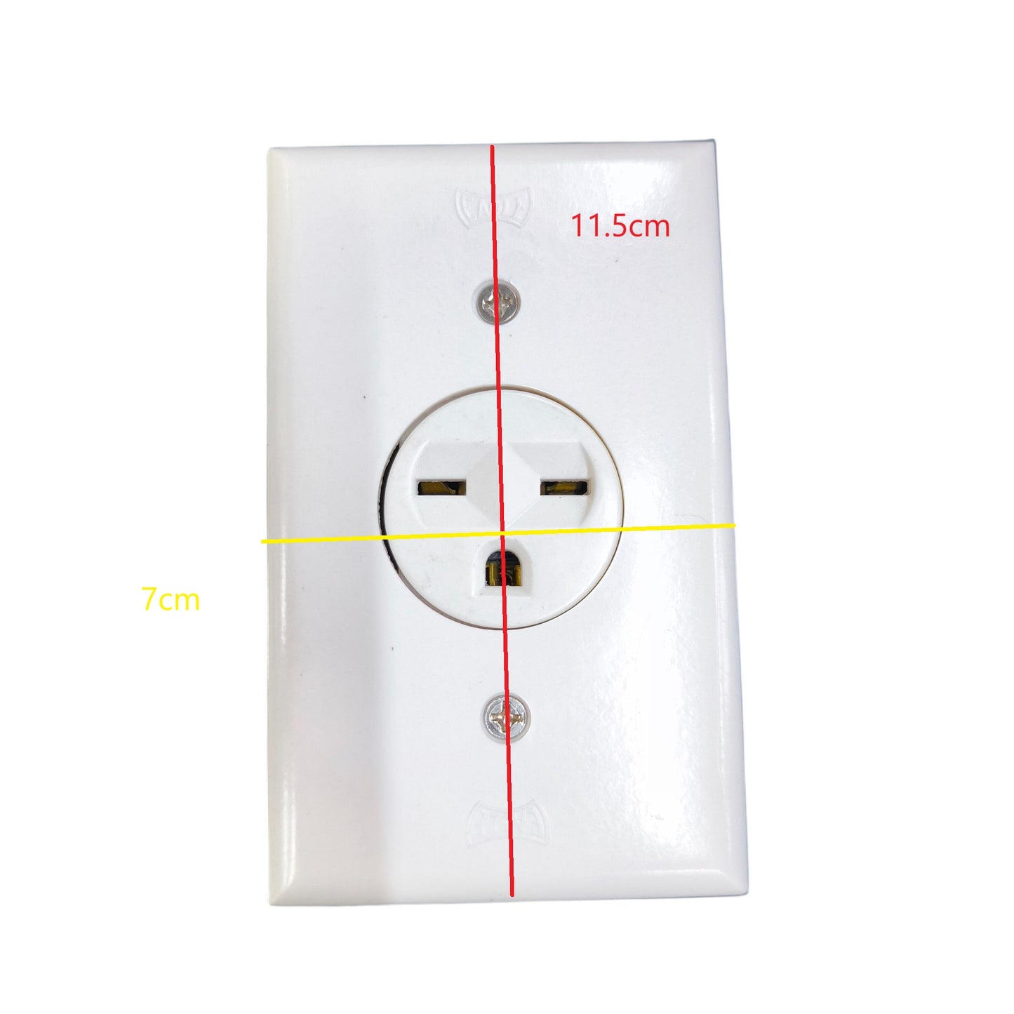 Eagle 1 Gang Tandem Outlet with Plate Cover 816-C 1131C