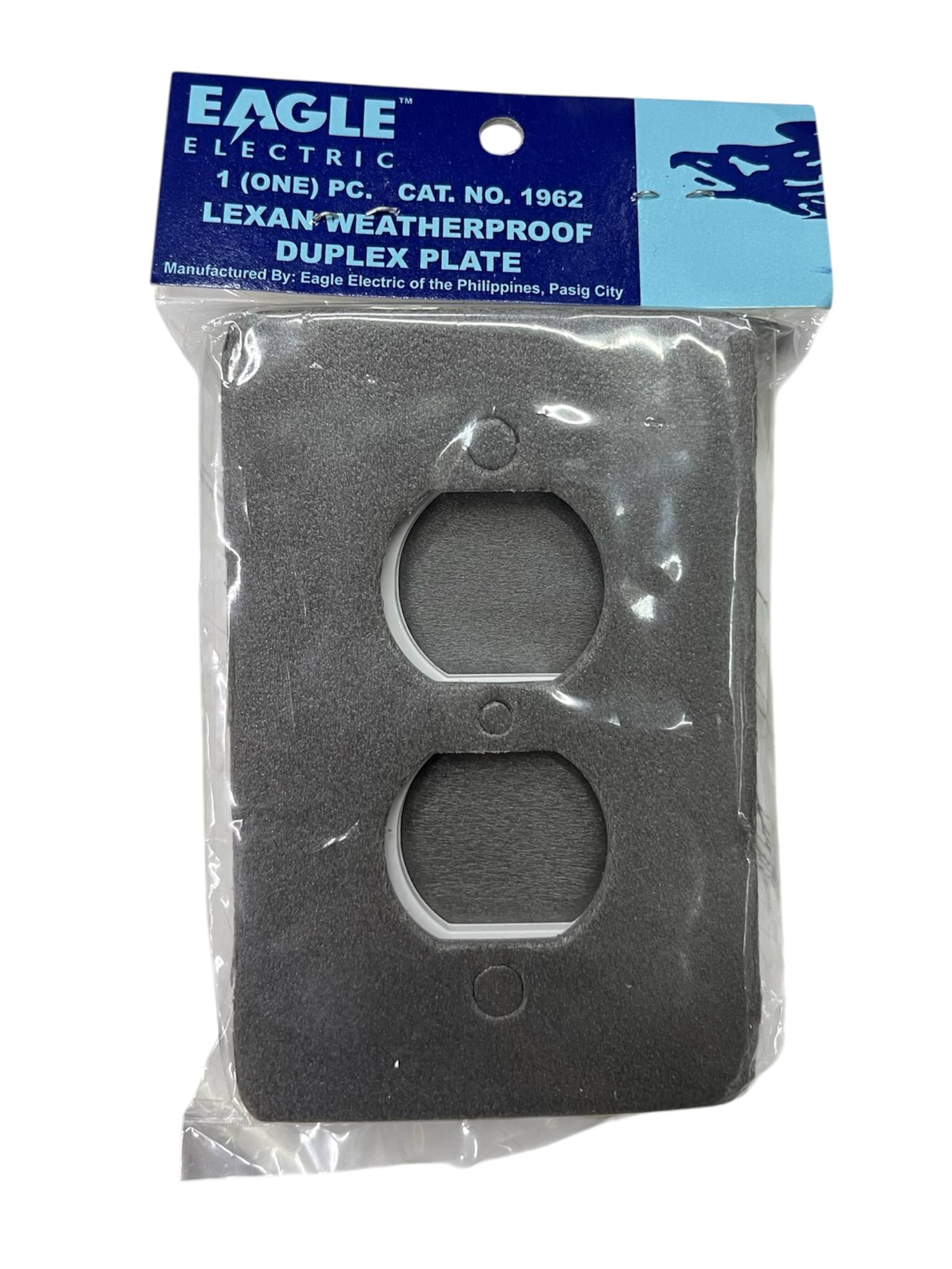 Eagle2GangWeatherproofPlateCoverWhite_electx electrical Supply