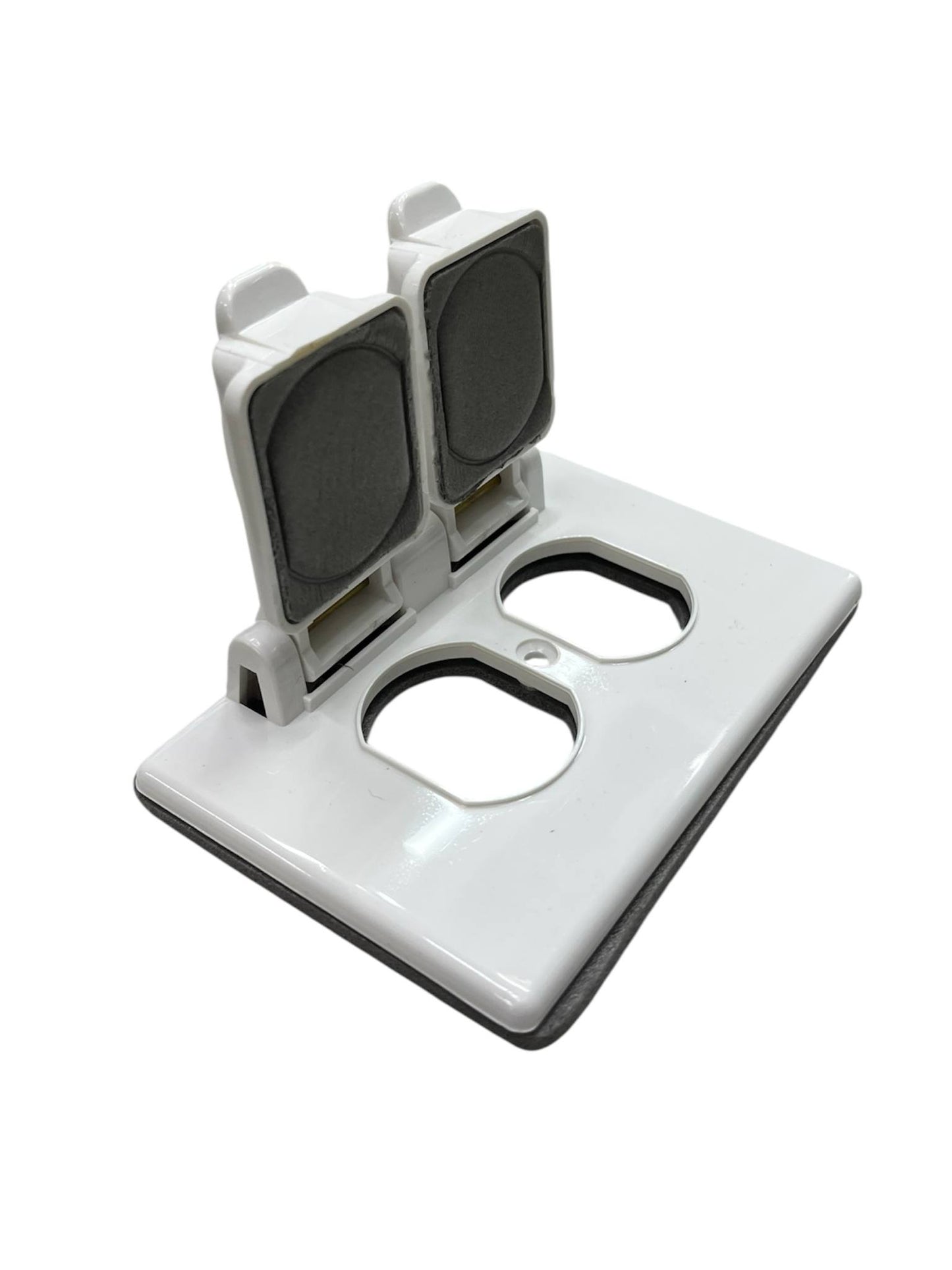 Eagle 2 Gang Weatherproof Plate Cover white CAT1962 Electx Electrical Supply