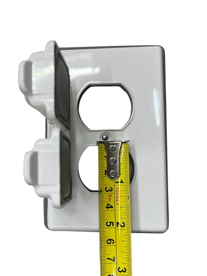 Eagle 2 Gang Weatherproof Plate Cover white CAT1962 Electx Electrical Supply