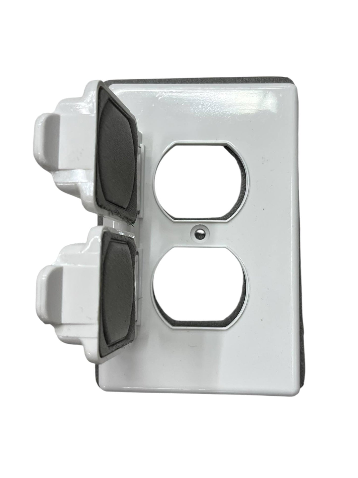 Eagle 2 Gang Weatherproof Plate Cover white CAT1962 Electx Electrical Supply