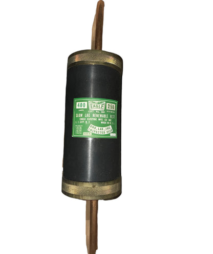 Eagle 400A 250V Renewable Fuse 660-400A  Slo-Lag Renewable Fuse