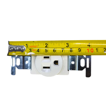 Eagle Flat Pin with Ground 15A 250V CAT 817C