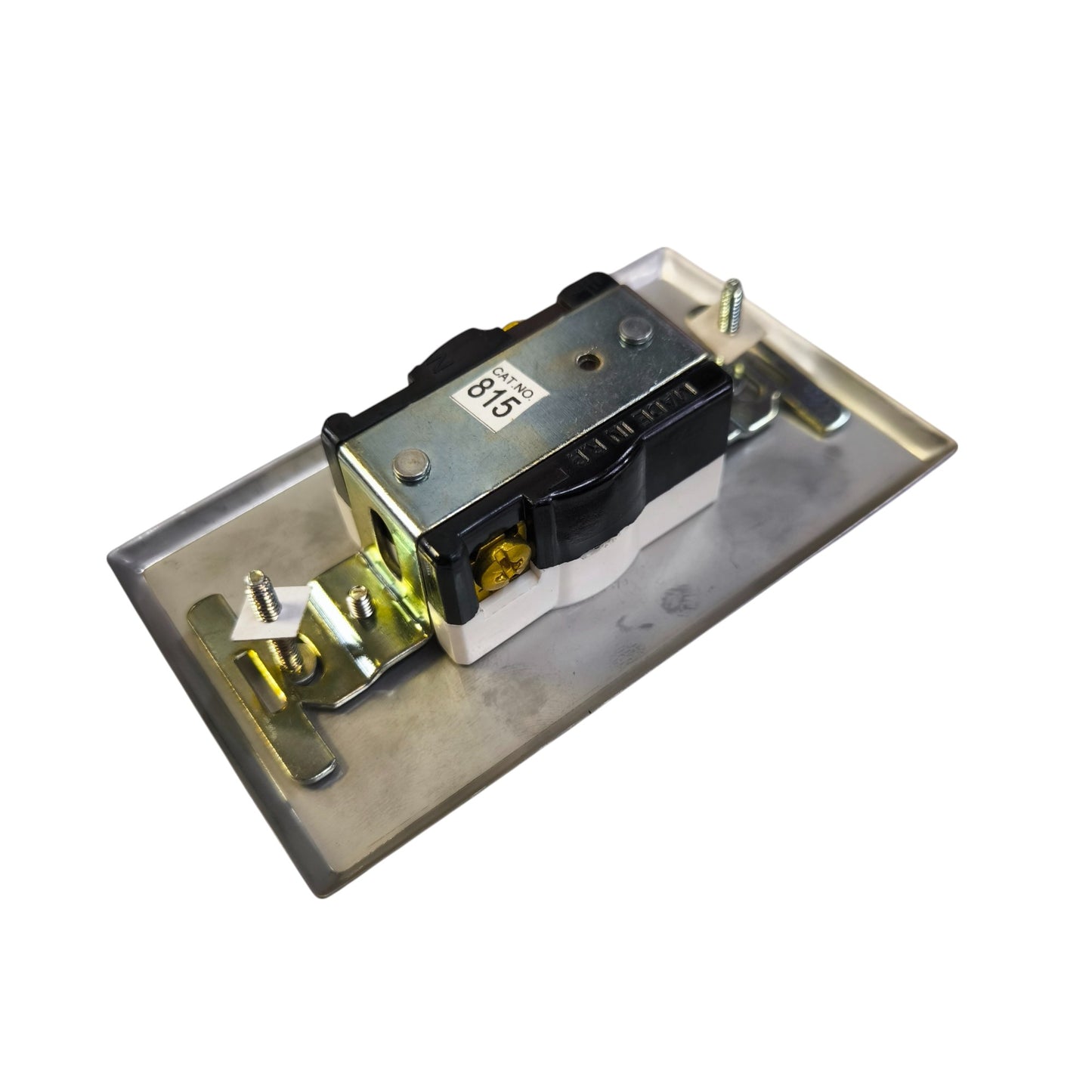 Eagle 1 Gang Range Outlet with Metal Plate Cover 20A 250V H1 CAT815-CS