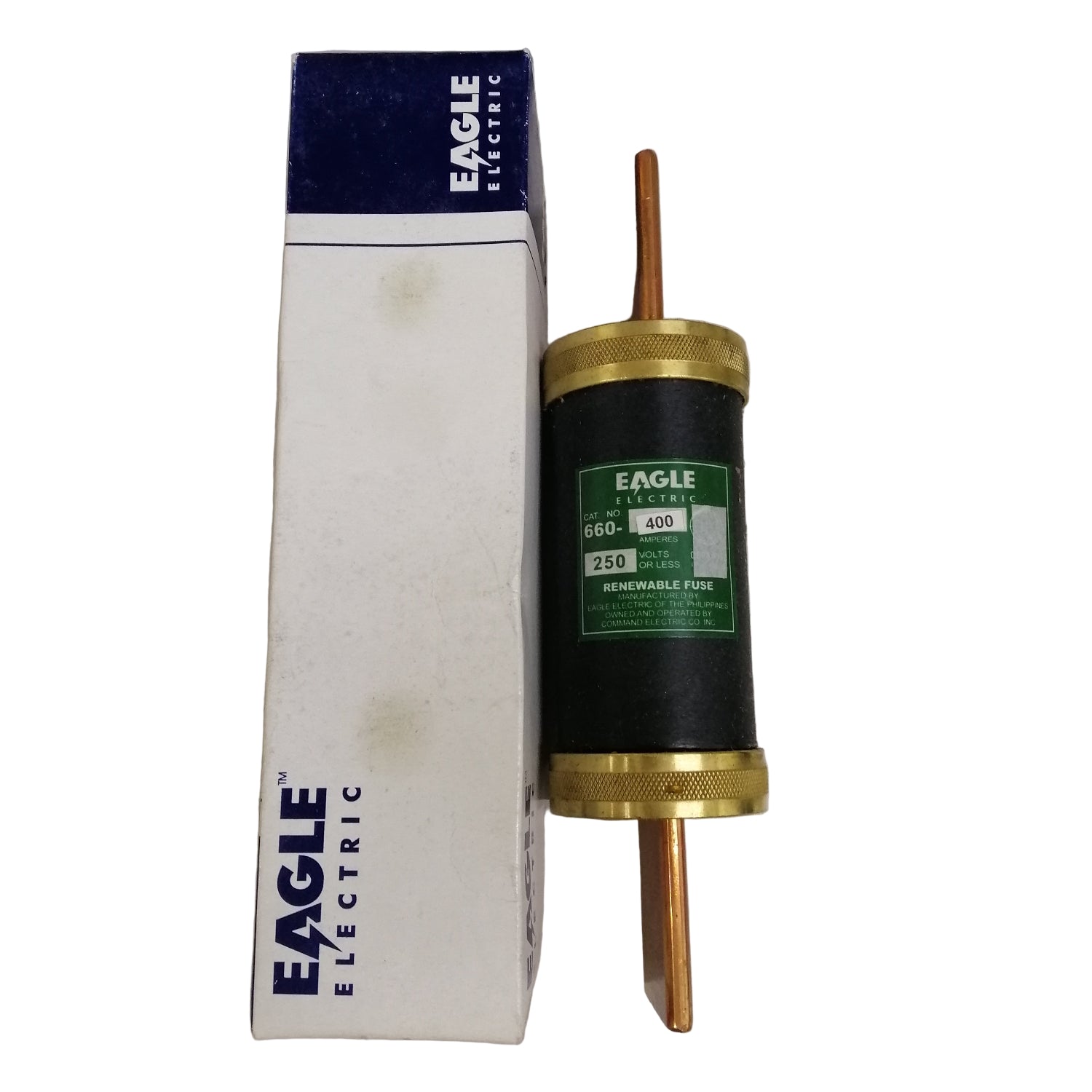 Eagle 400A 250V Renewable Fuse 660-400A  Slo-Lag Renewable Fuse