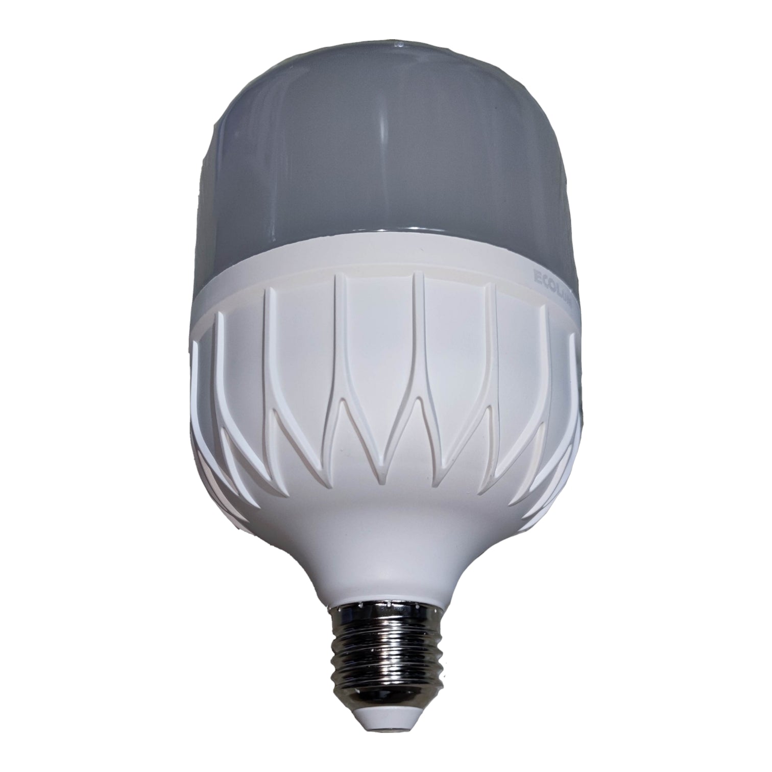 LED light bulb on a white background