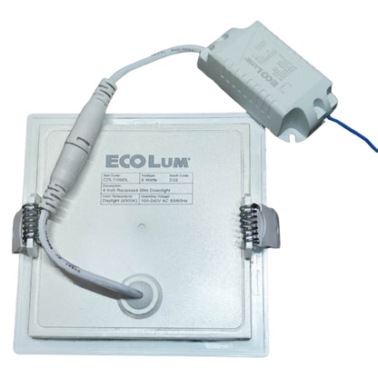ECOLUM LED light fixture with driver on a white background