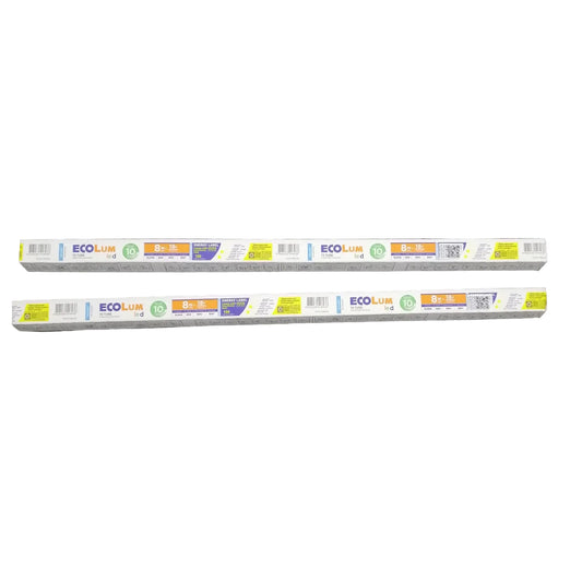 Ecolum 8W LED Fluorescent Tube Single Ended Daylight 220V CFS01T8DL08 Electx Electrical