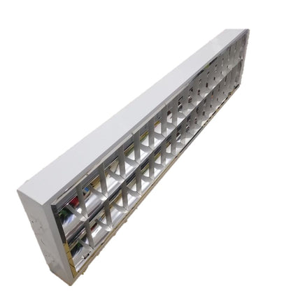 Ecolum Louver Surface Type with Aluminum Reflector T8 2X 40W/2X18W 1220mm x 310mm x 80mm ESLS2x40/0 12inches x 48inches Electx Electrical Spply