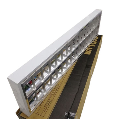 Ecolum Louver Surface Type with Aluminum Reflector T8 2X 40W/2X18W 1220mm x 310mm x 80mm ESLS2x40/0 12inches x 48inches