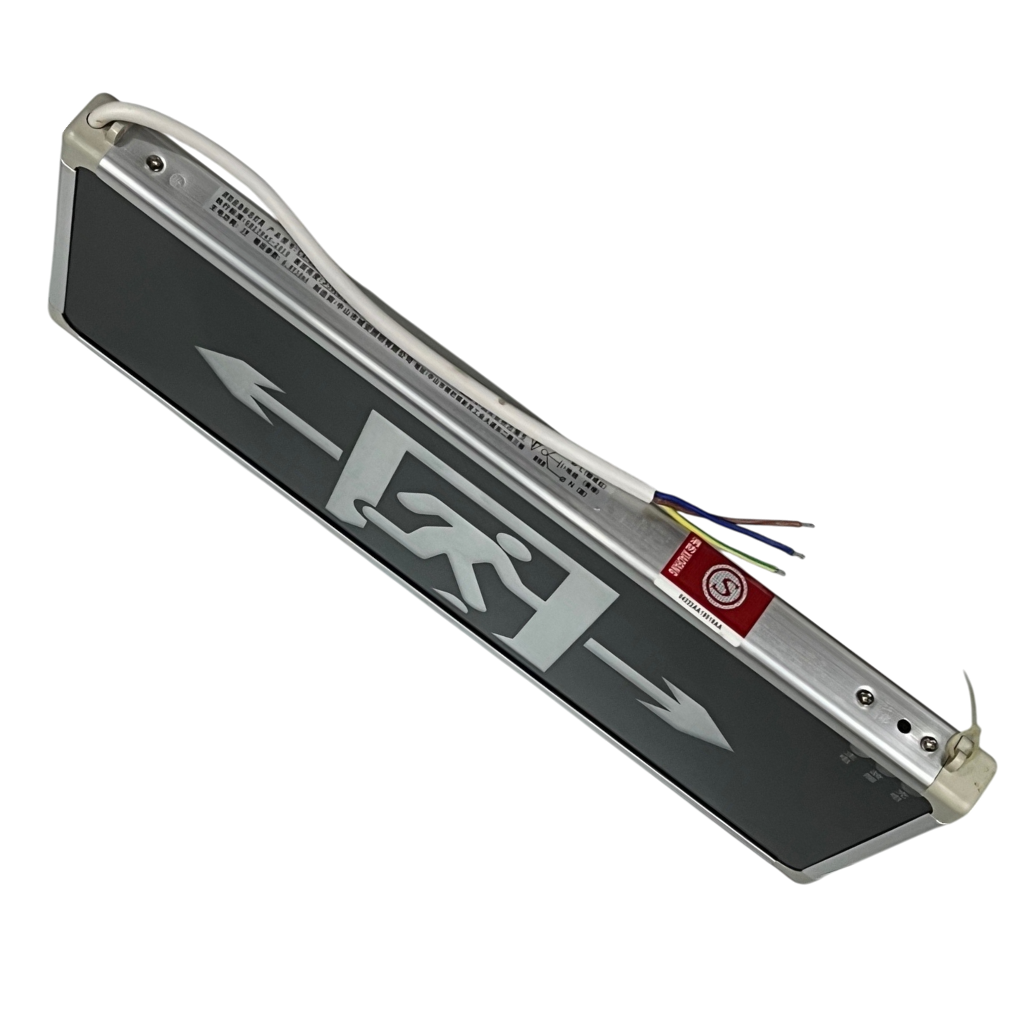 Exit Sign Left or Right Double Face Glass , Exit Running Man 220V 3W LED Green IP30 CA-BLZD-2LR0EI DF(A)