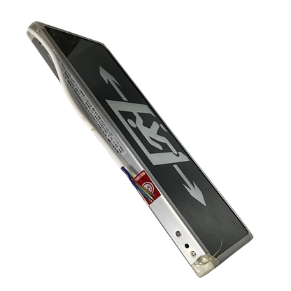 Exit Sign Left or Right Double Face Glass , Exit Running Man 220V 3W LED Green IP30 CA-BLZD-2LR0EI DF(A)