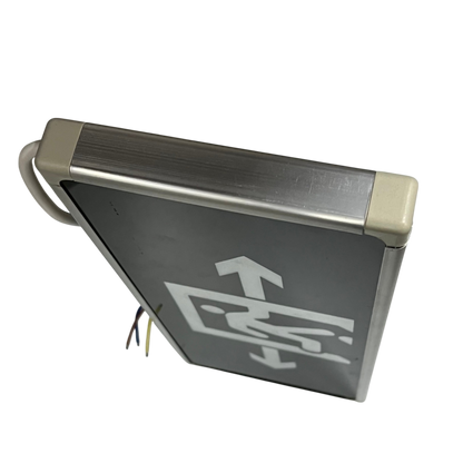 Exit Sign Left or Right Double Face Glass , Exit Running Man 220V 3W LED Green IP30 CA-BLZD-2LR0EI DF(A)