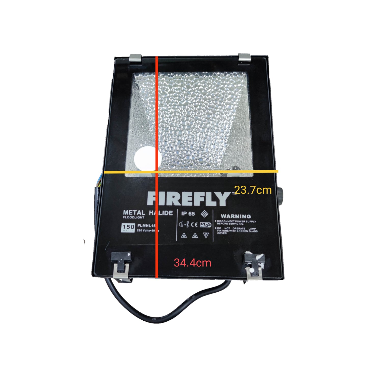 Firefly 150W 220V Linear Metal Halide R7S Flood Light Outdoor Fixture Only FLMHL150