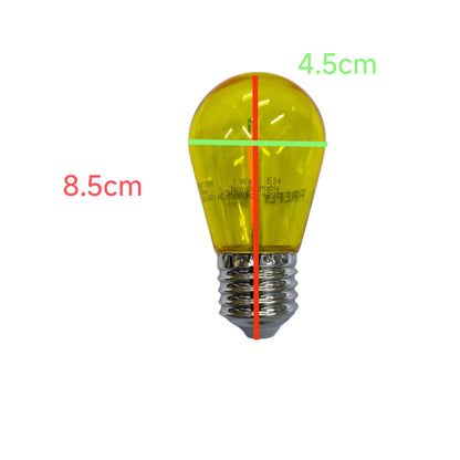 Firefly 1W LED Filament Bulb E27 220V EBST80 Available In Blue, Red, Green, Yellow and Warm White