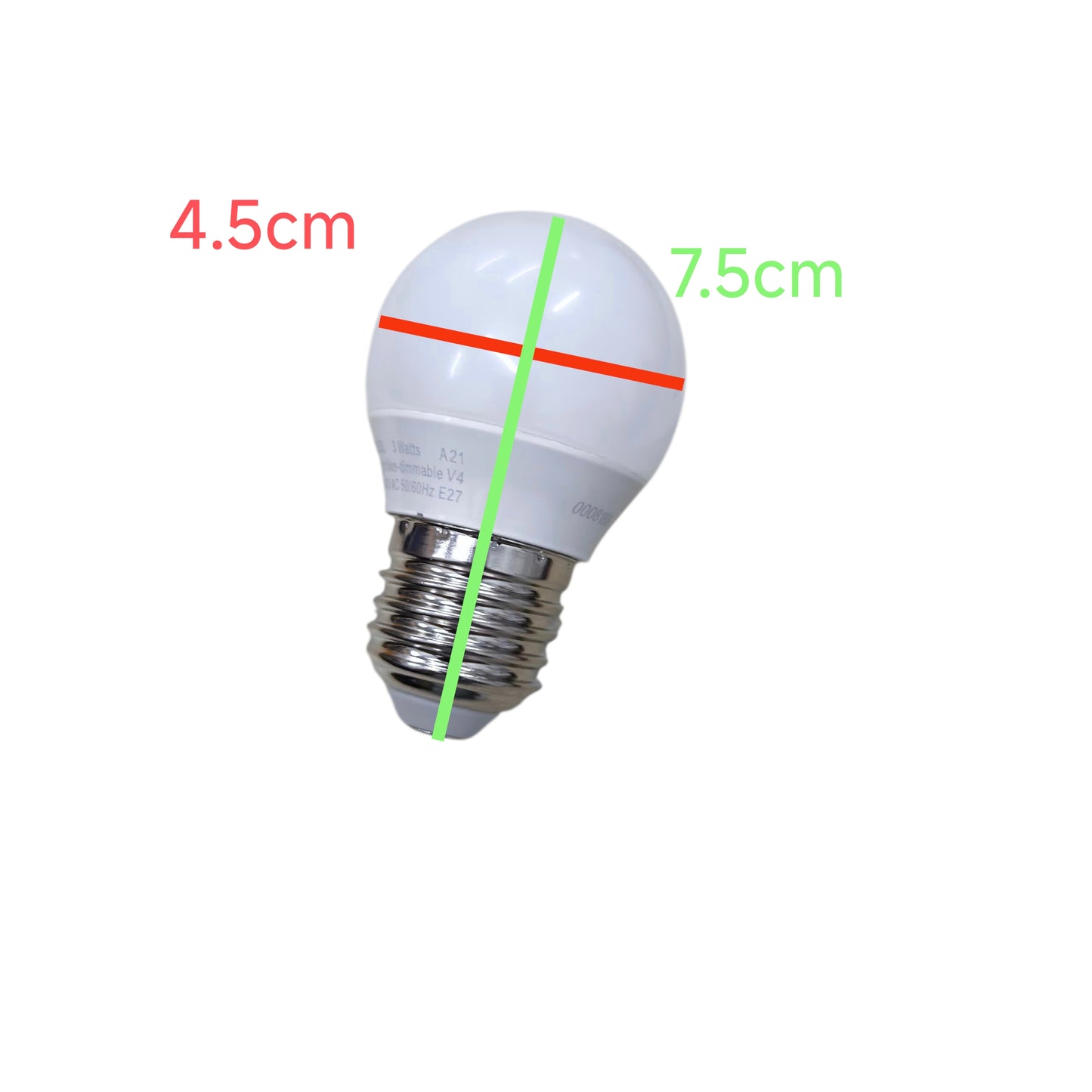 Firefly 3W LED Bulb E27 220V 3000K Warm White EBI103WW