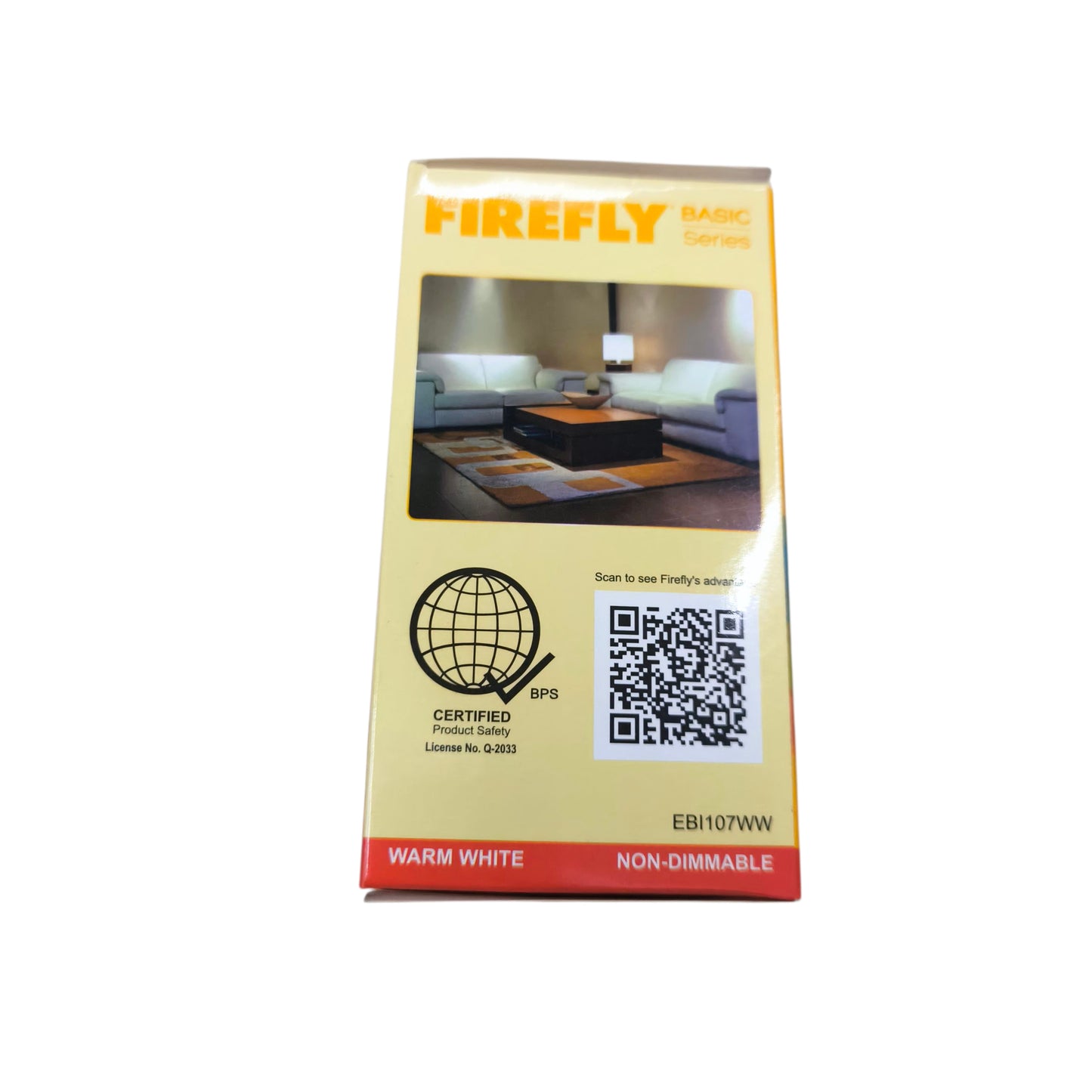 Firefly 7W LED Bulb E27 220V 3000K Warm White EBI107WW
