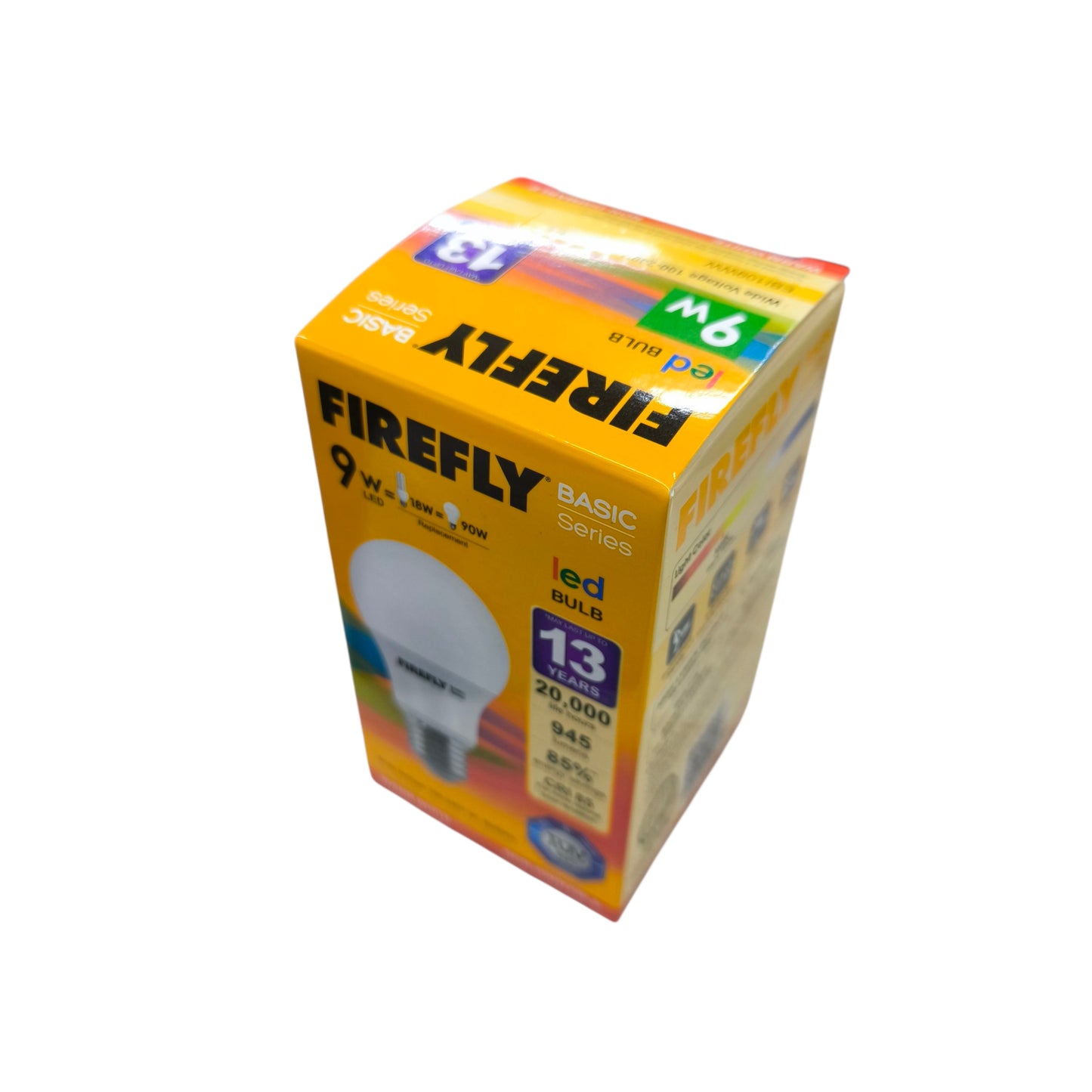 Firefly 9W LED Bulb E27 220V 3000K Warm White EBI109WW