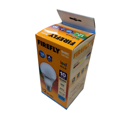 Firefly LED Bulb 12V DC 12W E27 6500K Daylight EBF412DL ( needs Battery to light up)