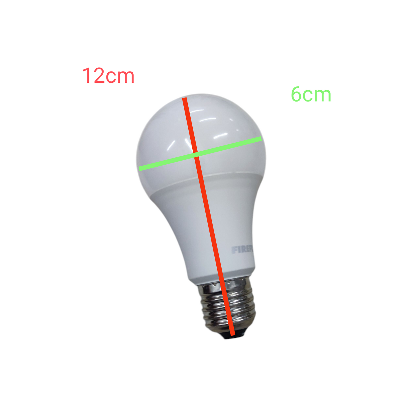 Firefly LED Bulb 12V DC 12W E27 6500K Daylight EBF412DL ( needs Battery to light up)